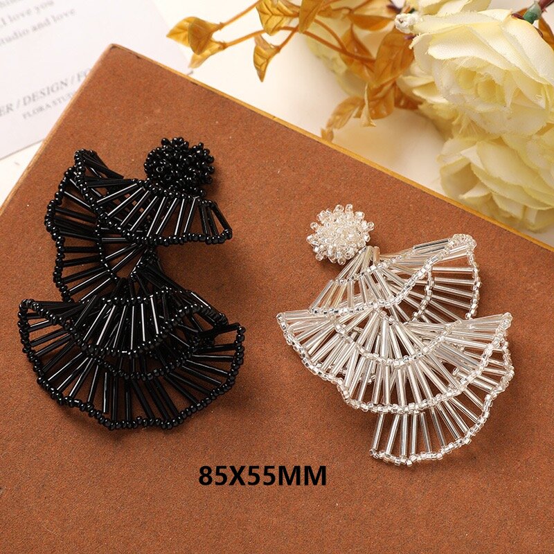 Supplier Wedding - Aksesori Hiasan Liontin Menjuntai Kipas Manik-manik