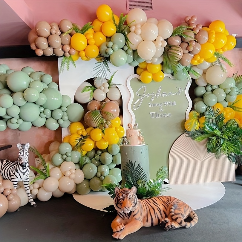 Wedding Balloon Arch - 146pcs Kit Dekorasi Balon Sage Green