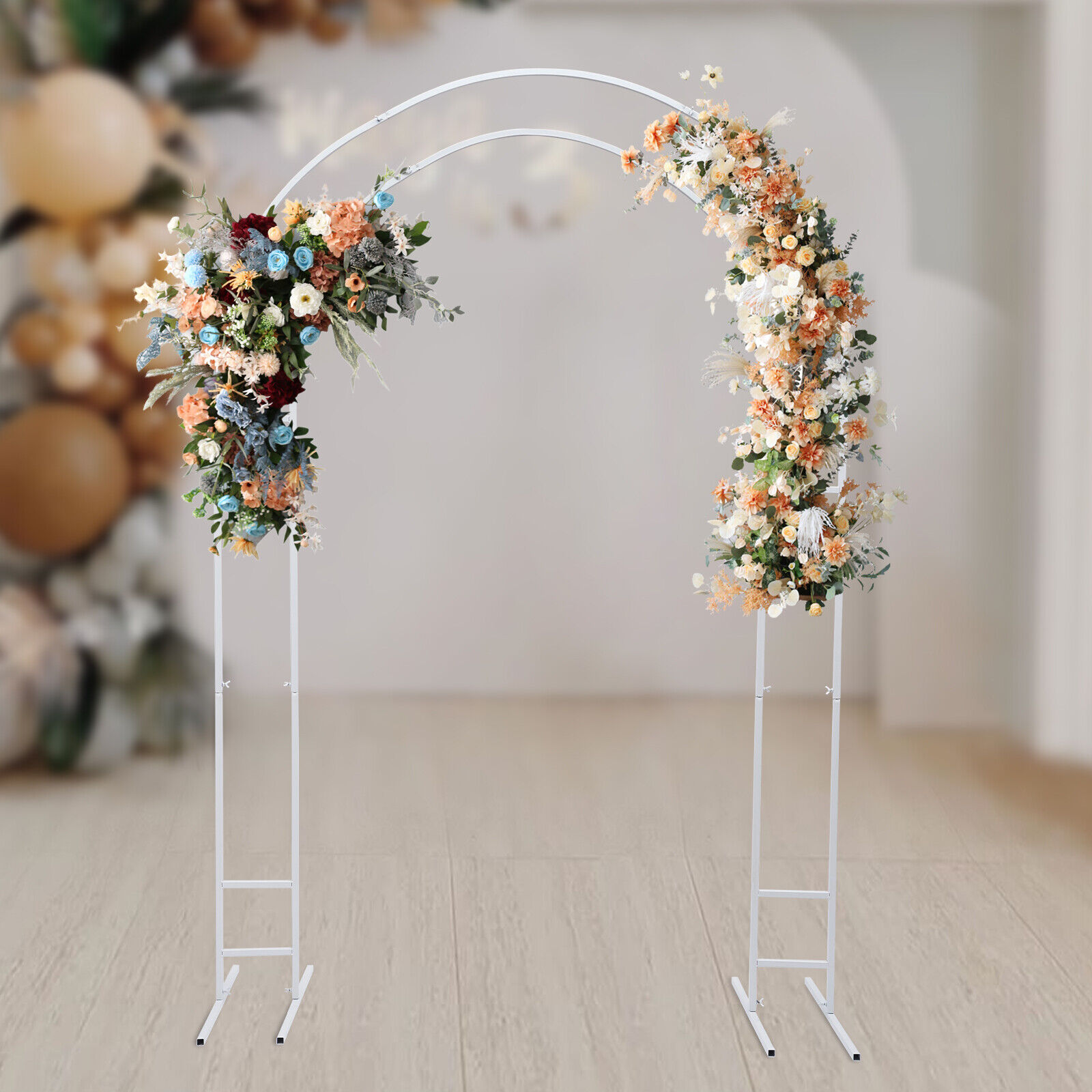 Wedding Balloon Arch - Rak Pajangan Balon Bunga Punjung Taman