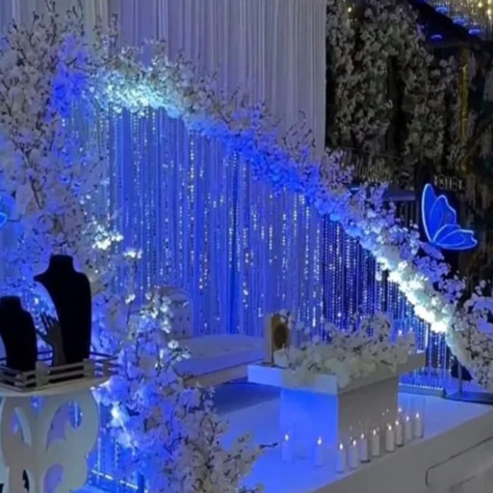 Wedding Balloon Arch - Rak Papan Belakang Pintu Lorong Selamat
