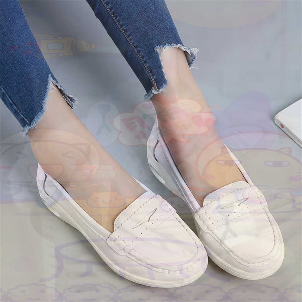 Wedding Supply Canada - Sepatu Ukuran Besar Wanita Slip-On Lembut