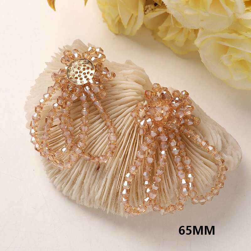 Supplier Wedding - Aksesori Hiasan Kancing Manik-manik Manik-manik Kristal