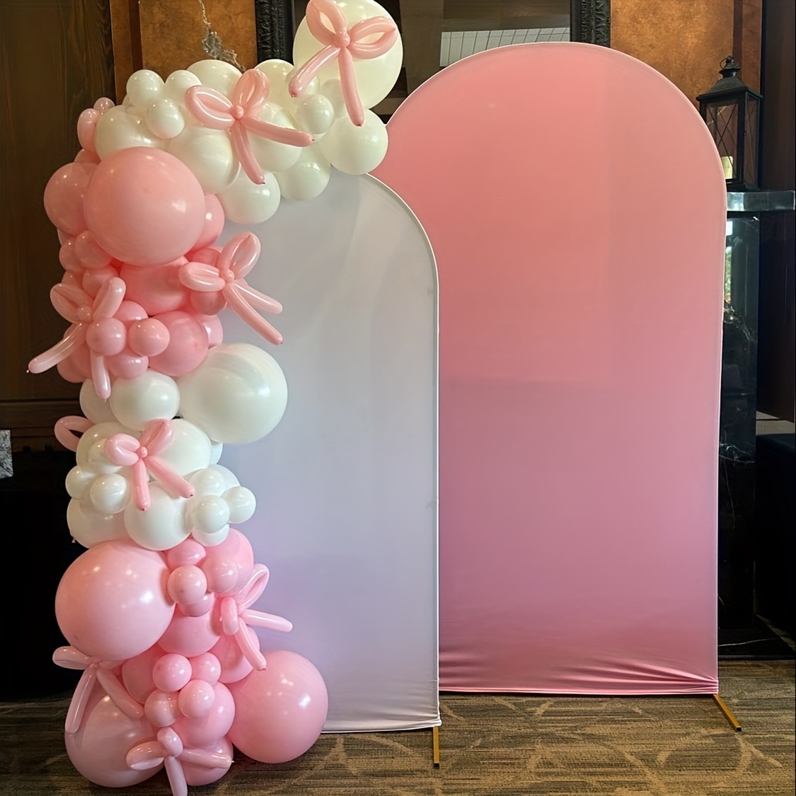 Wedding Balloon Arch - 141 Pcs Set Balon Pita Merah