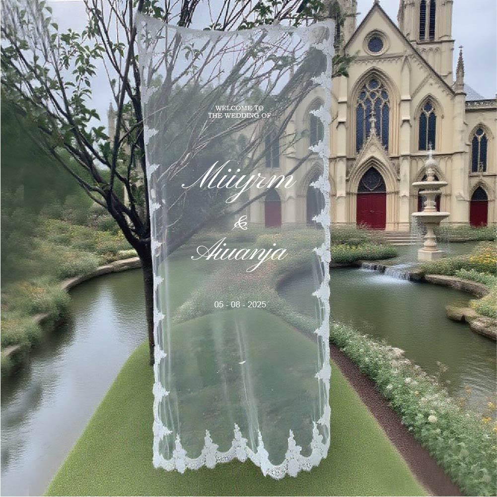 Champagne Tower Set - Papan Tanda Pernikahan Transparan Romantis Berbahan