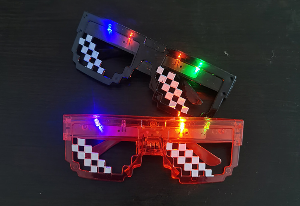 10/20/30 Kacamata Mosaik LED K - Wedding Supply Bulk ulasan dan harga