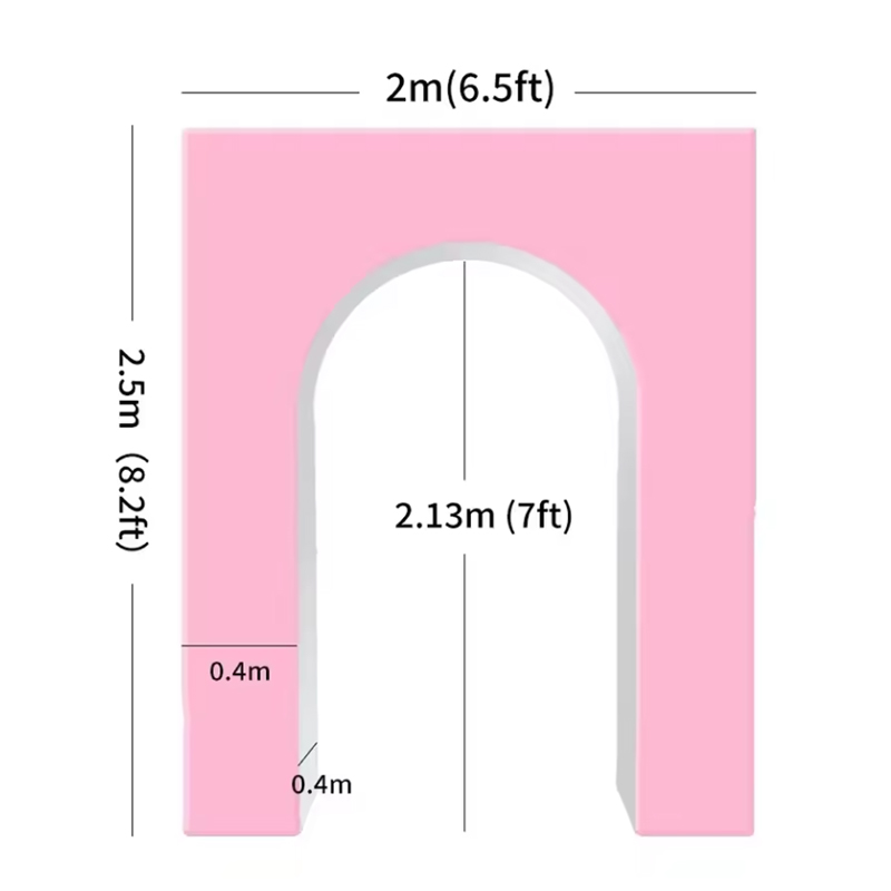 Stand Arch Balon 3D 2x2.5M unt - Wedding Balloon Arch ulasan dan harga
