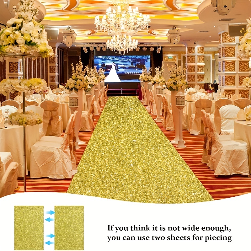 Karpet pernikahan emas, karpet - Aisle Runner White ulasan dan harga