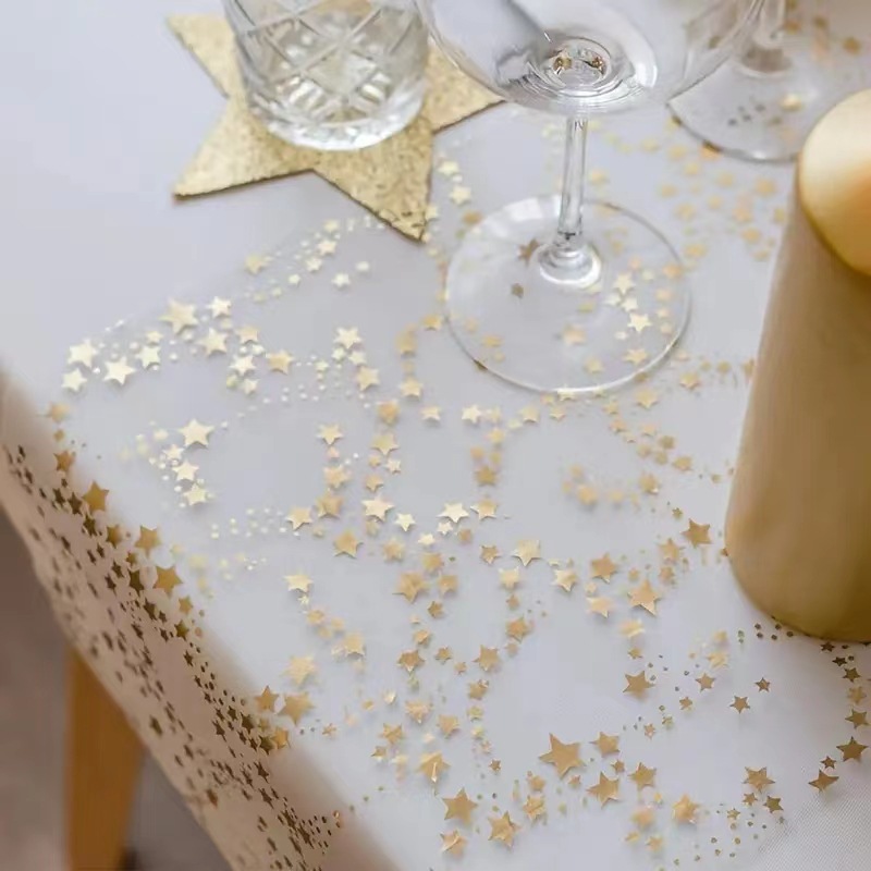 Taplak Meja Pesta Serat Polies - Table Runner Sequin ulasan dan harga