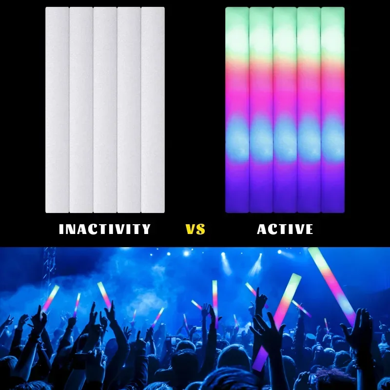 15/30 Buah Tongkat Cahaya LED  - Wedding Supply Bulk ulasan dan harga