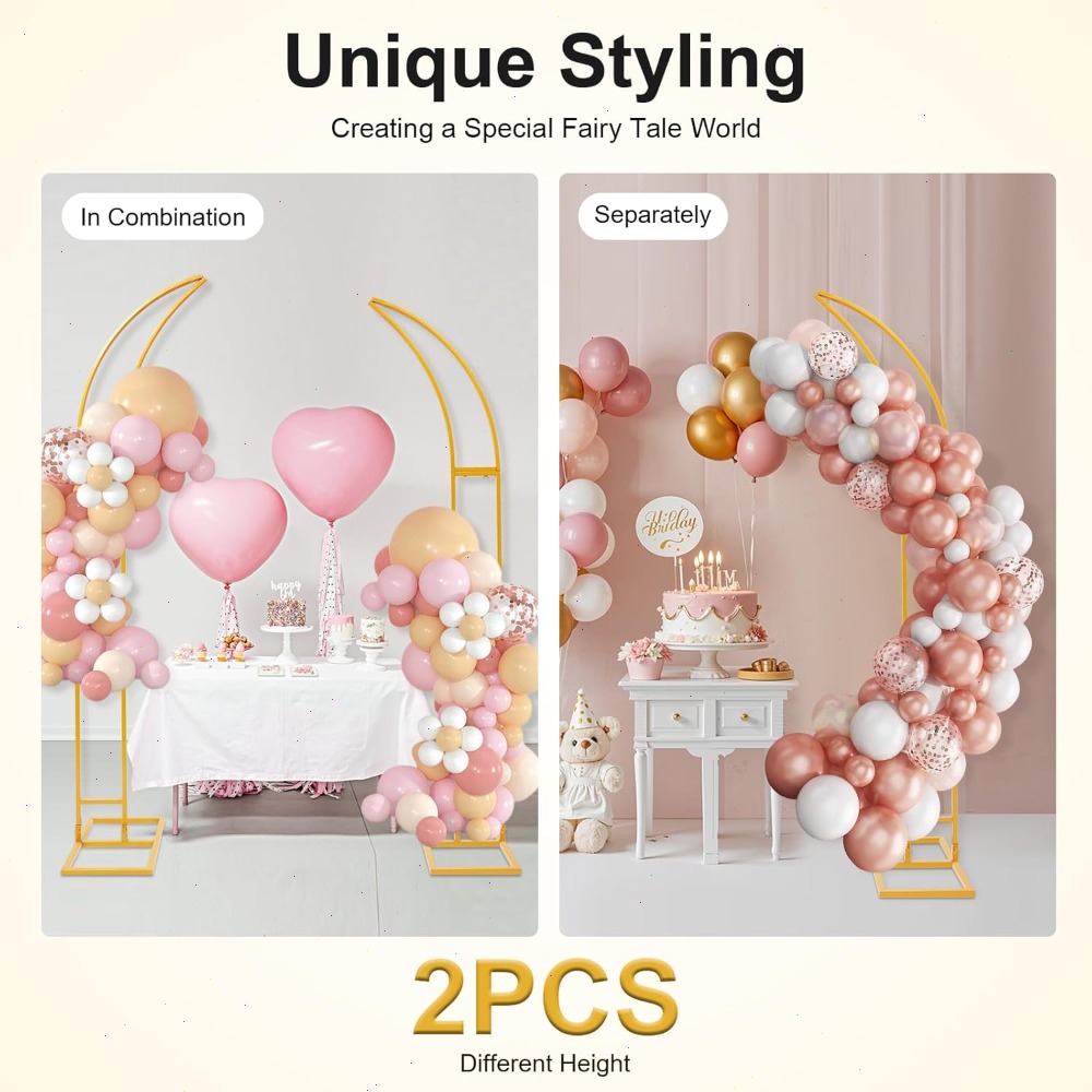 2 Buah Stand Lengkung untuk De - Wedding Balloon Arch ulasan dan harga