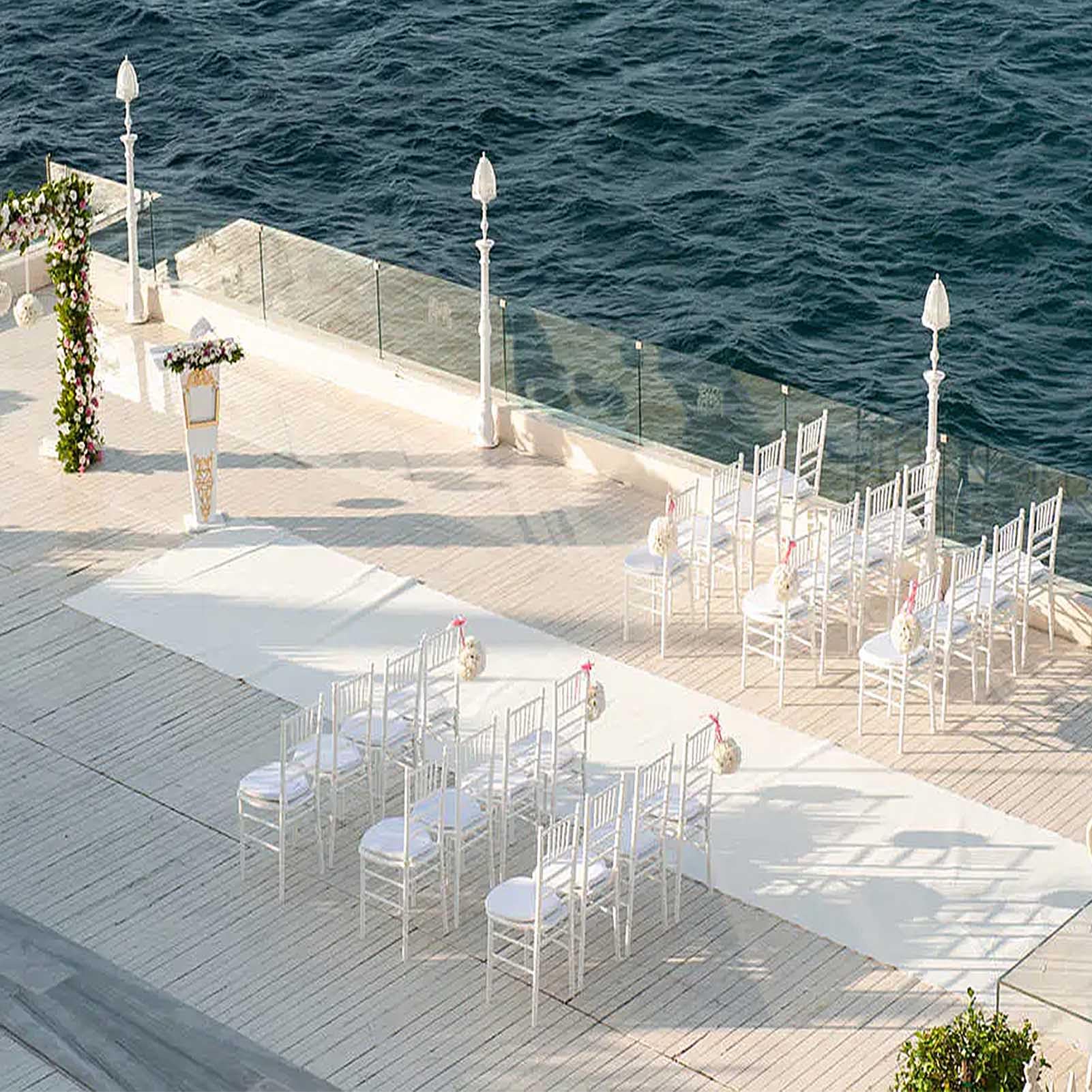Lari putih, karpet pesta wisud - Aisle Runner White ulasan dan harga