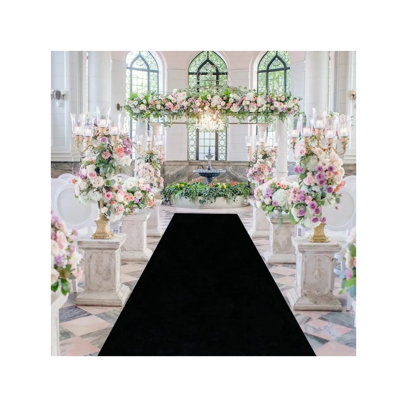 Karpet Pernikahan Tahan Lama,  - Aisle Runner White ulasan dan harga