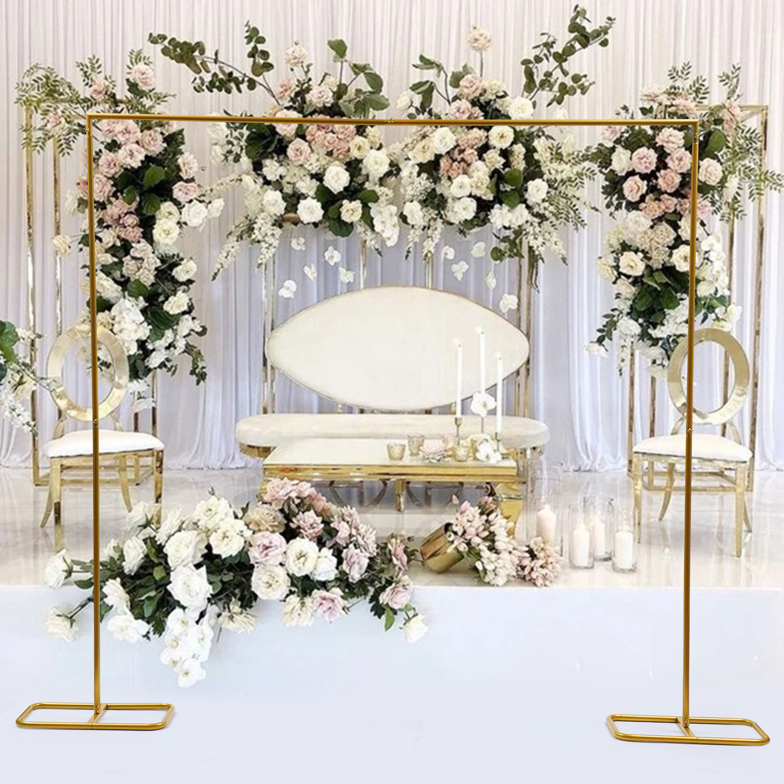 2.1x2m / 79x83 inci emas perni - Wedding Balloon Arch ulasan dan harga