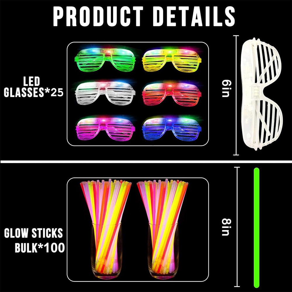 136 Pak Glow in The Dark Light - Wedding Supply Bulk ulasan dan harga