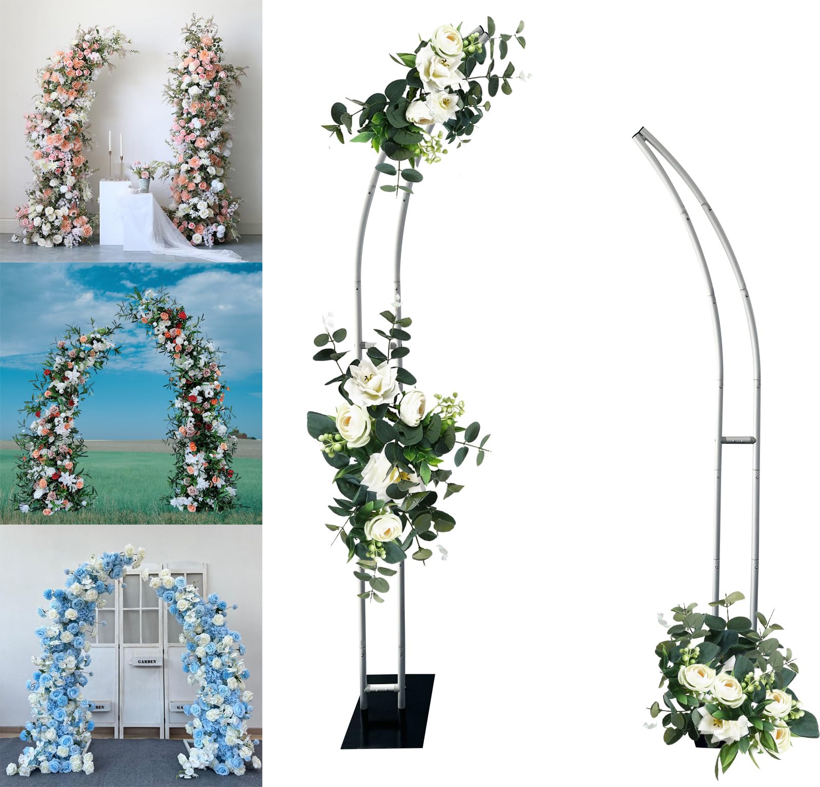 Dudukan balon setengah lengkun - Wedding Balloon Arch ulasan dan harga