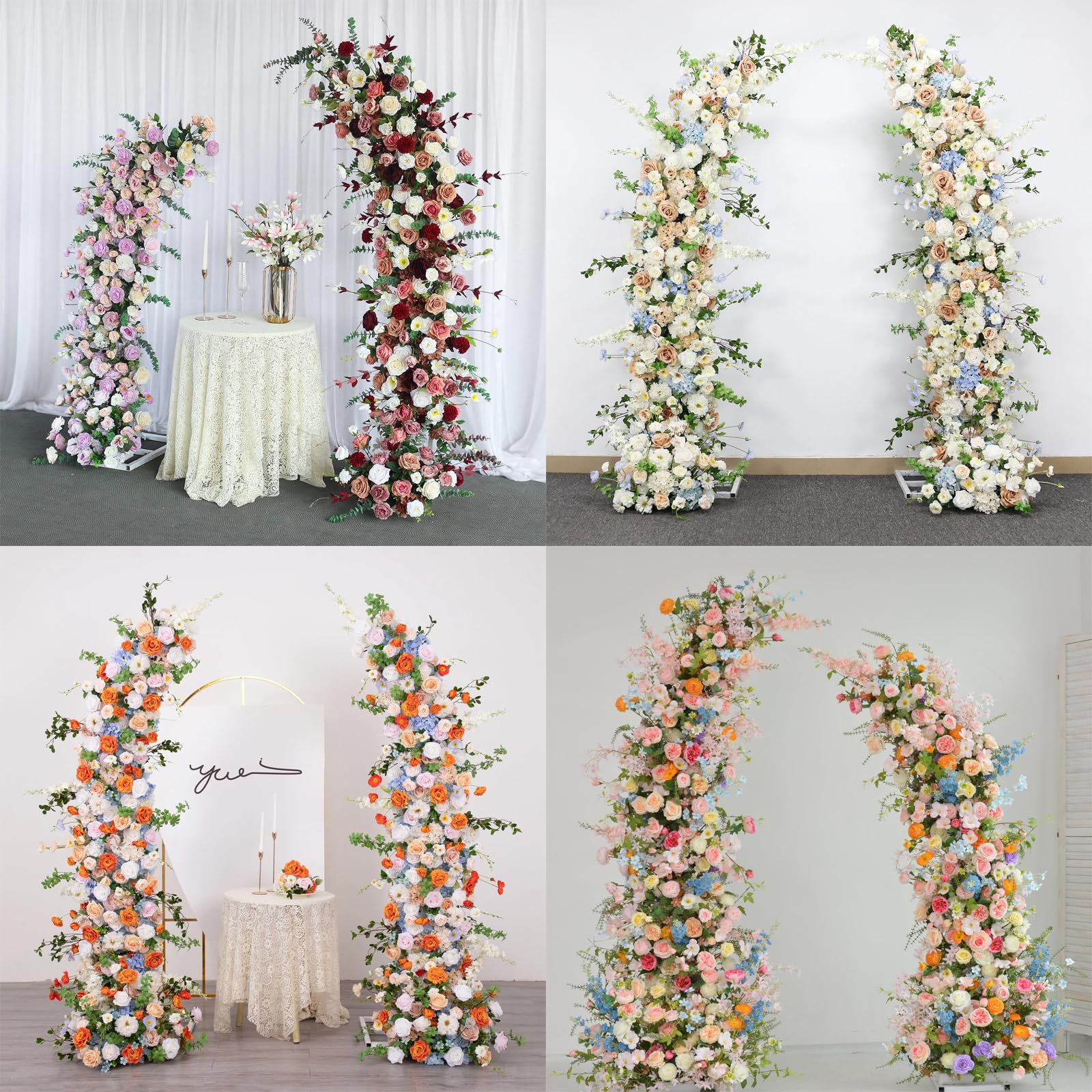 Dudukan balon setengah lengkun - Wedding Balloon Arch ulasan dan harga
