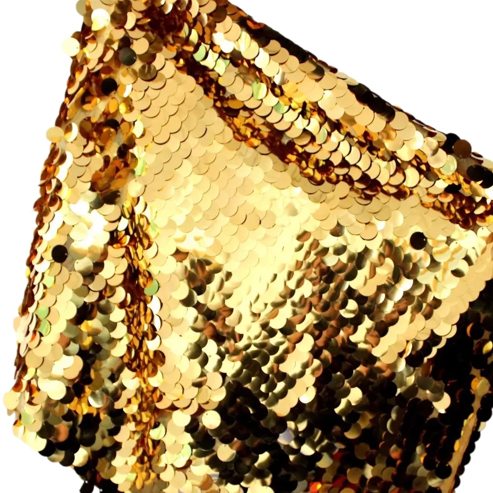 1 Yard Kain Renda Berpayet Pay - Table Runner Sequin ulasan dan harga