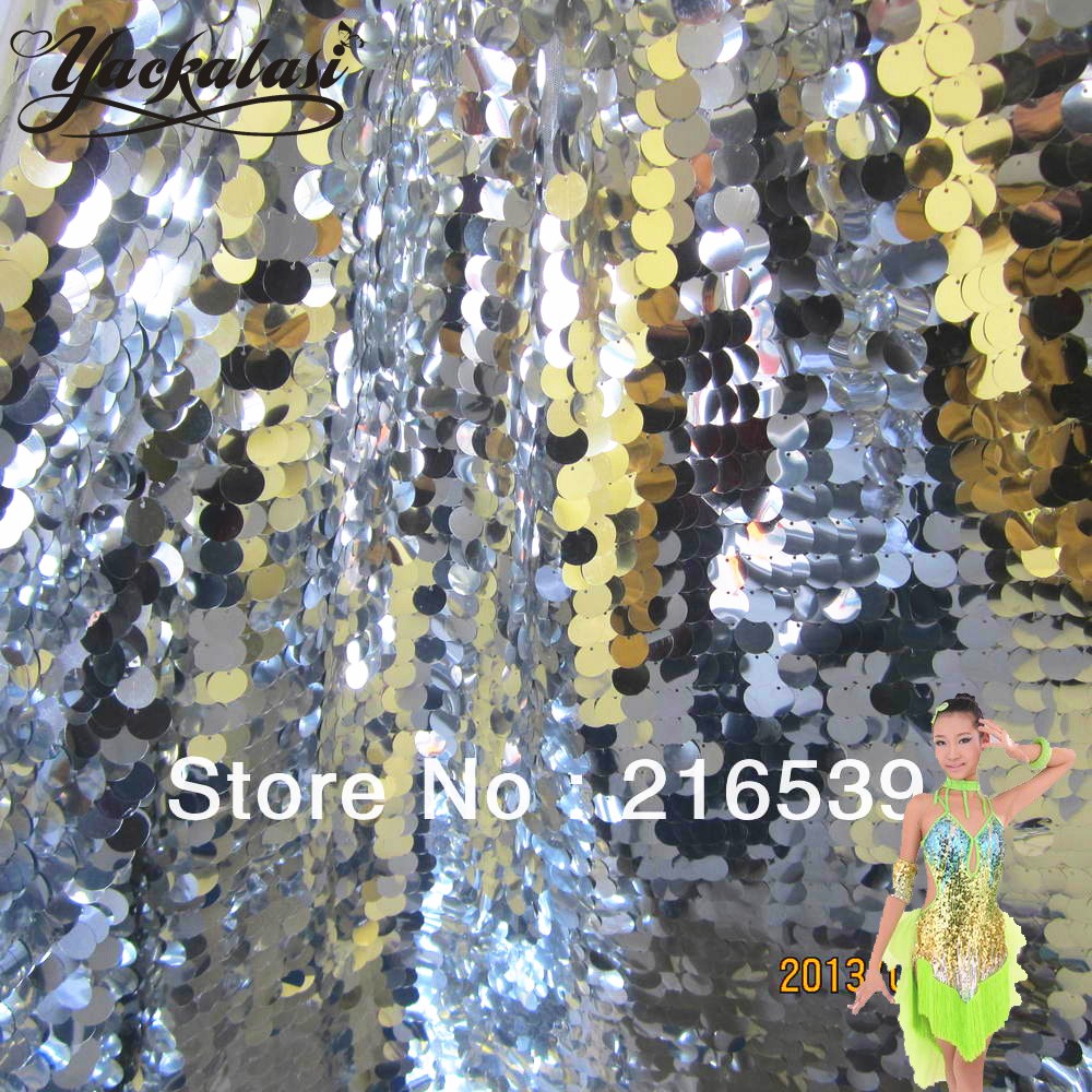 1 Yard Kain Renda Berpayet Pay - Table Runner Sequin ulasan dan harga