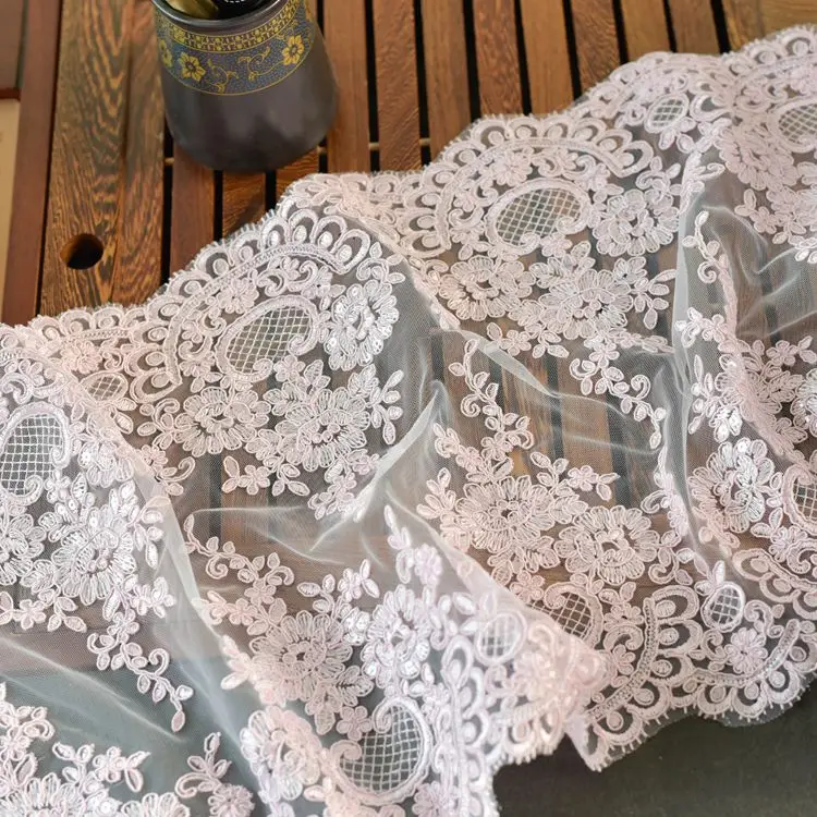 Kain Renda Payet Multiwarna Be - Table Runner Sequin ulasan dan harga