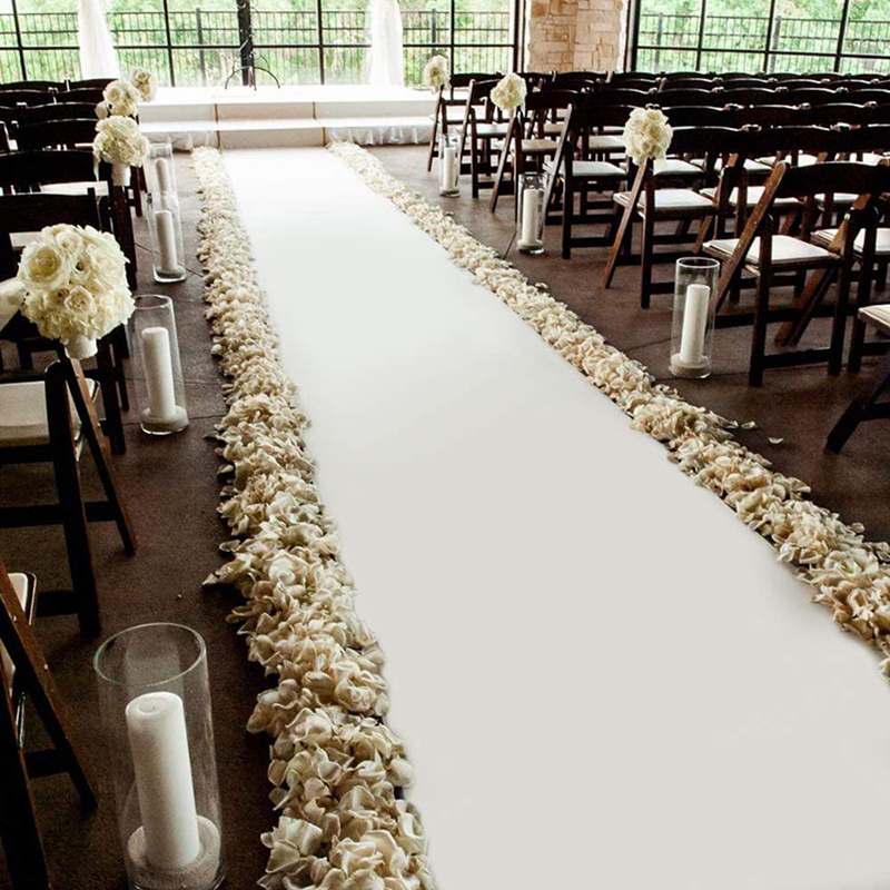 Pernikahan Lorong Runner Pesta - Aisle Runner White ulasan dan harga