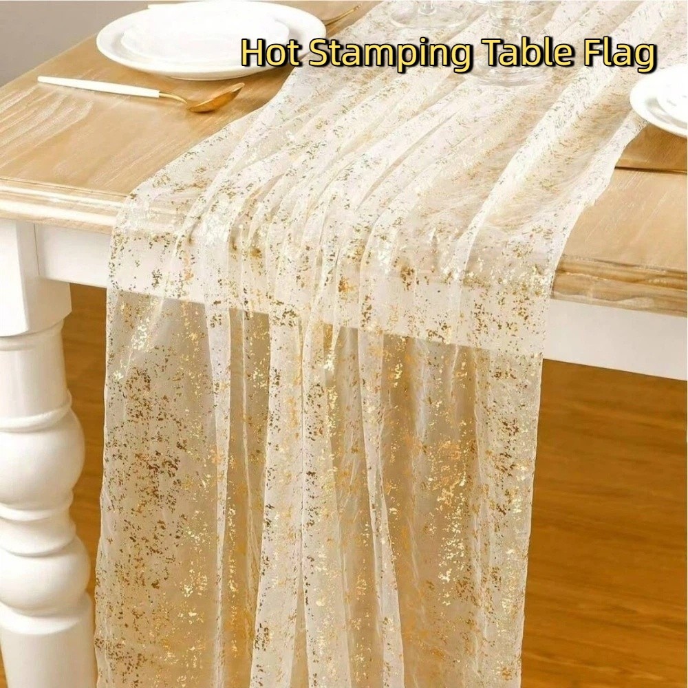 Taplak Meja Berkilau Emas deng - Table Runner Sequin ulasan dan harga