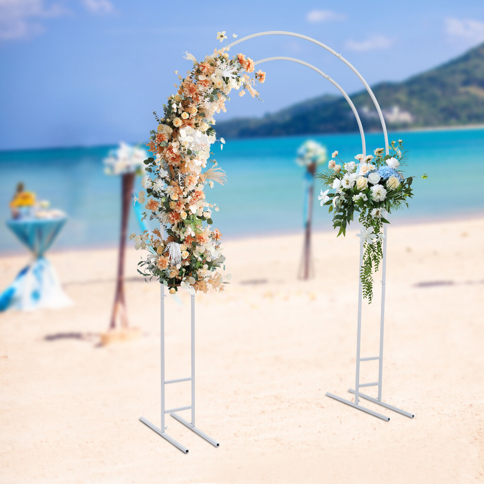 Rak Pajangan Balon Bunga Punju - Wedding Balloon Arch ulasan dan harga