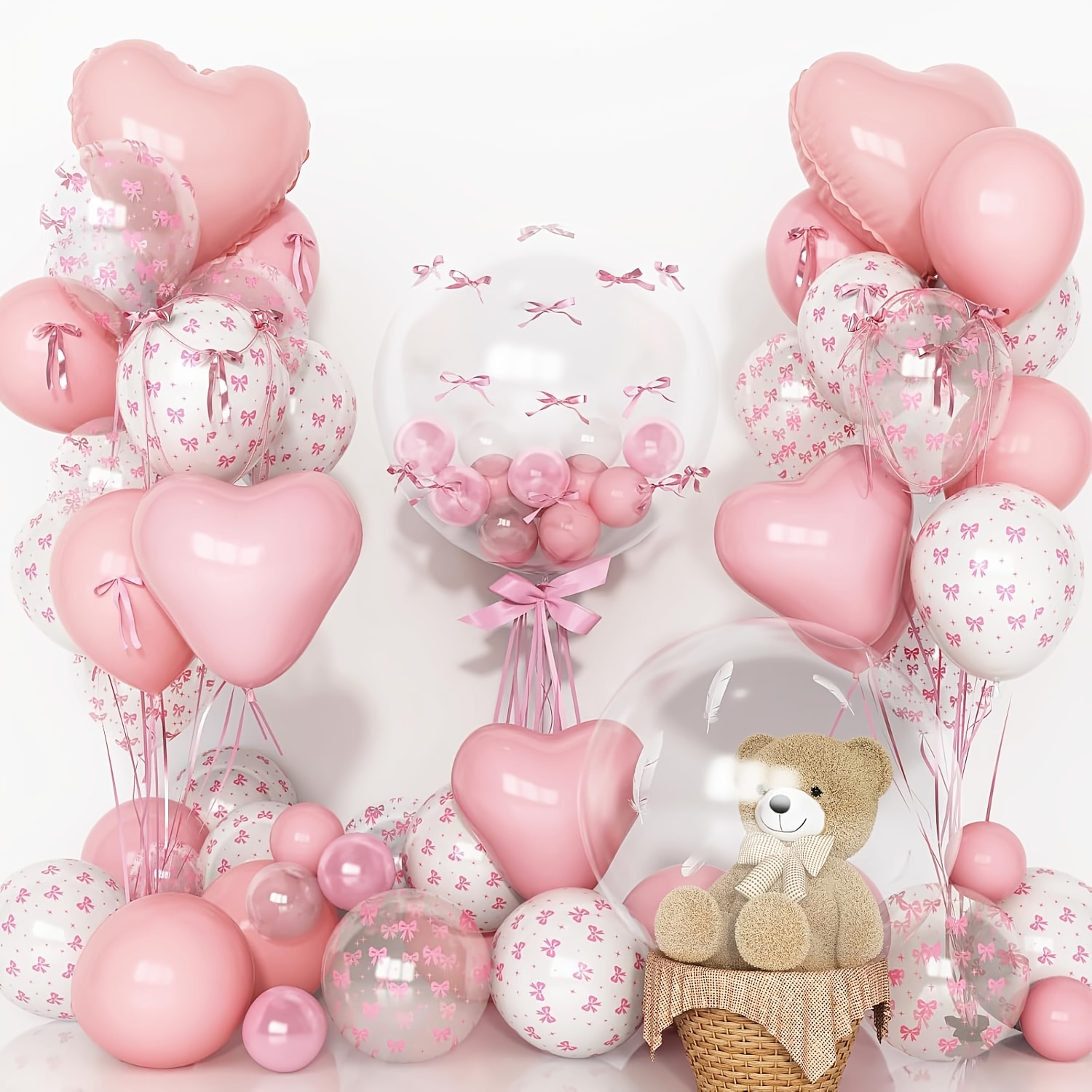 34pcs Balon Latex Foil Bentuk  - Wedding Supply Bulk ulasan dan harga