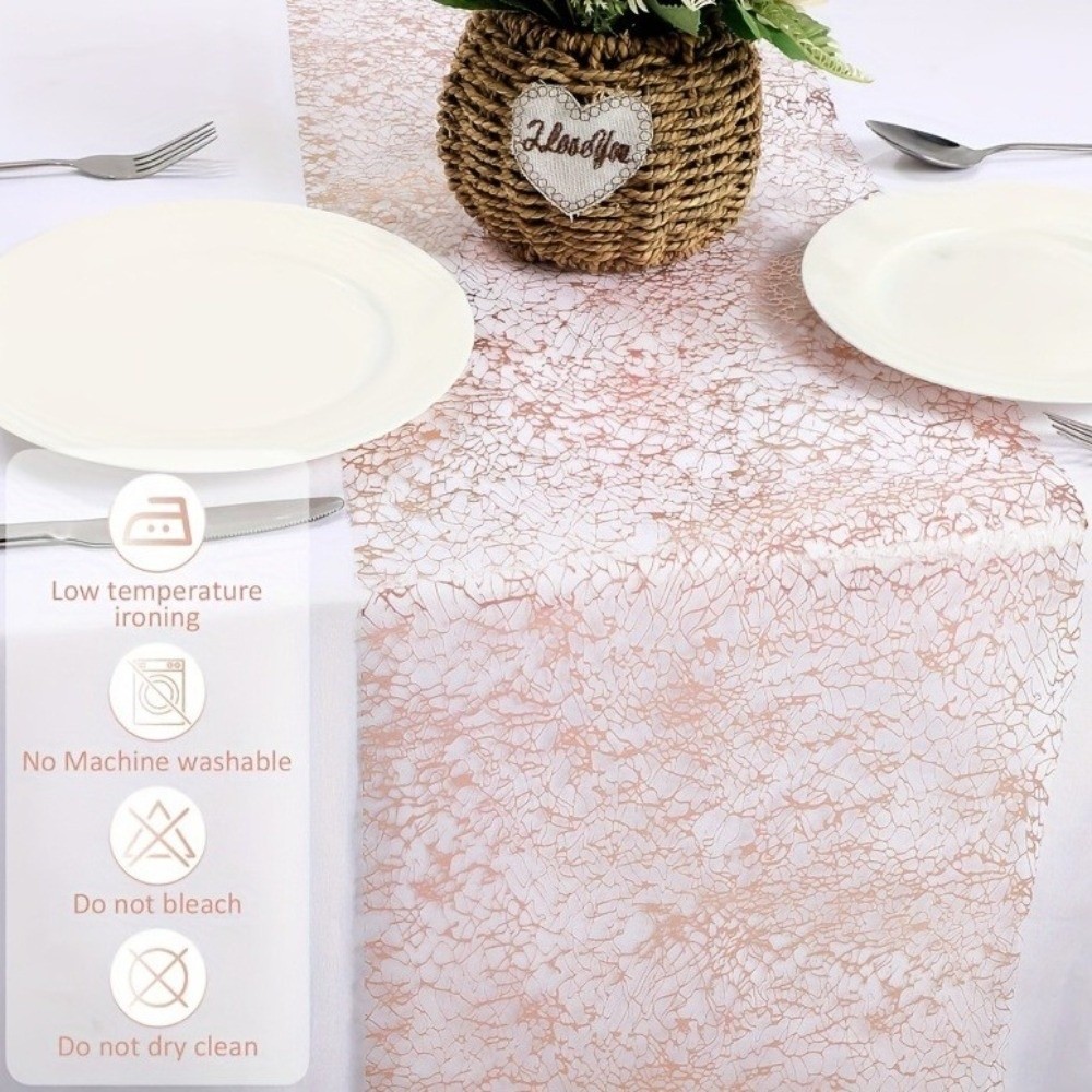 Taplak Meja Berkilau Pola Keka - Table Runner Sequin ulasan dan harga